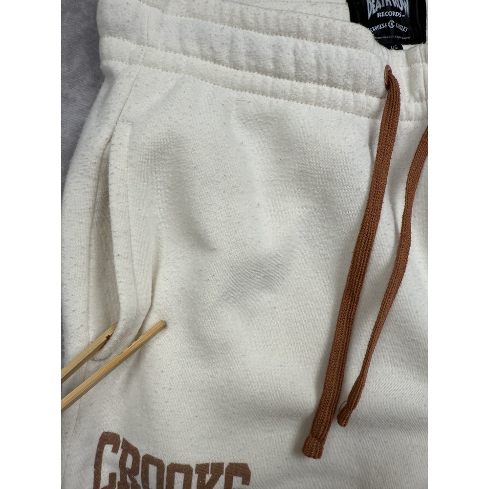 Crooks & Castles Death Row Records Pants Mens Large White Graphic Joggers 2022 - Picture 6 of 16